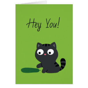 Kitty and Cucumber Illustration