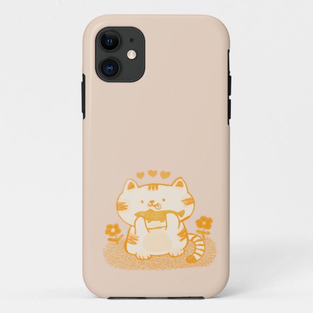 Kitty and fish Case-Mate iPhone case (Back)
