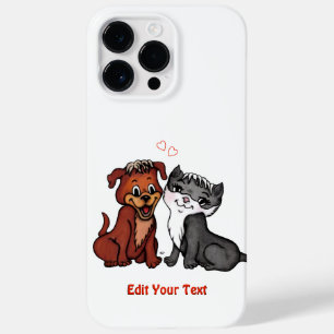 Kitty and Puppy , Edit Your Text Case-Mate iPhone 14 Pro Max Case