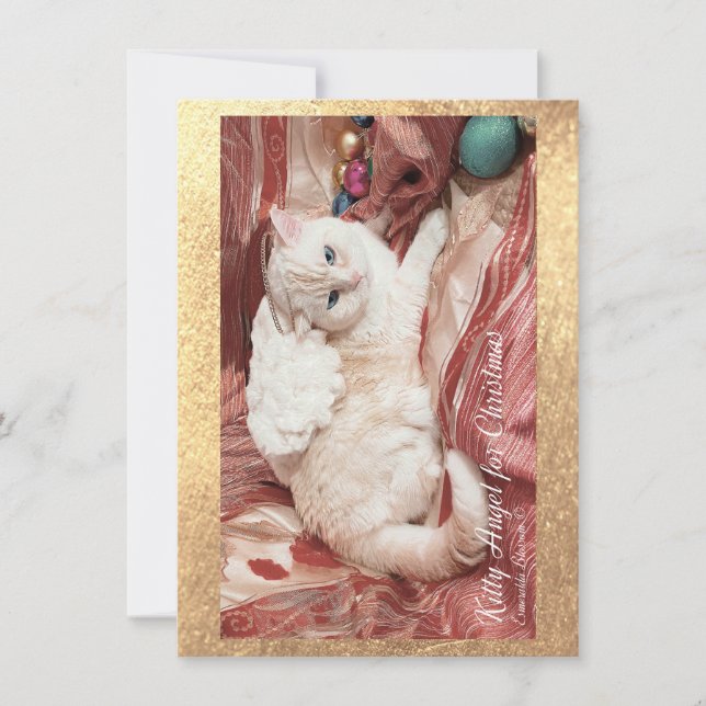 Kitty Angel for Christmas Card (Front)