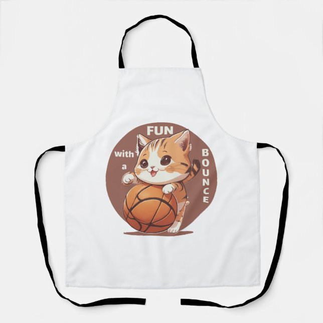 kitty basketball apron (Front)