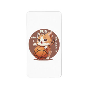 kitty basketball label