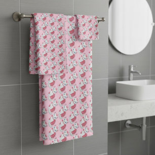 Kitty Bath Towel Set