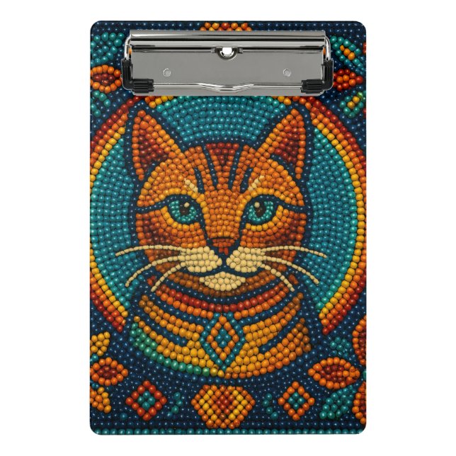Kitty Bead Design Mini Clipboard (Front)