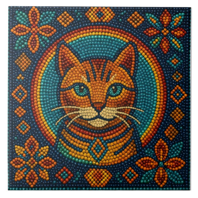 Kitty Bead Design Tile (Front)