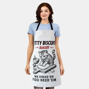 Kitty Biscuits Bakery Apron