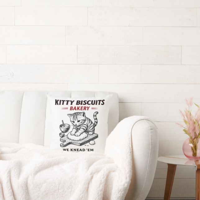 Kitty Biscuits Bakery Cushion (Couch)