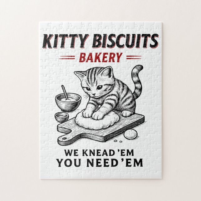 Kitty Biscuits Bakery Jigsaw Puzzle (Vertical)