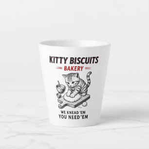 Kitty Biscuits Bakery Latte Mug