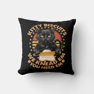 Kitty Biscuits We Knead Em You Need Em Cats Baking Cushion