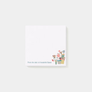 Kitty Blossoms Post-it Notes