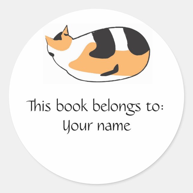 Kitty Book label (Front)