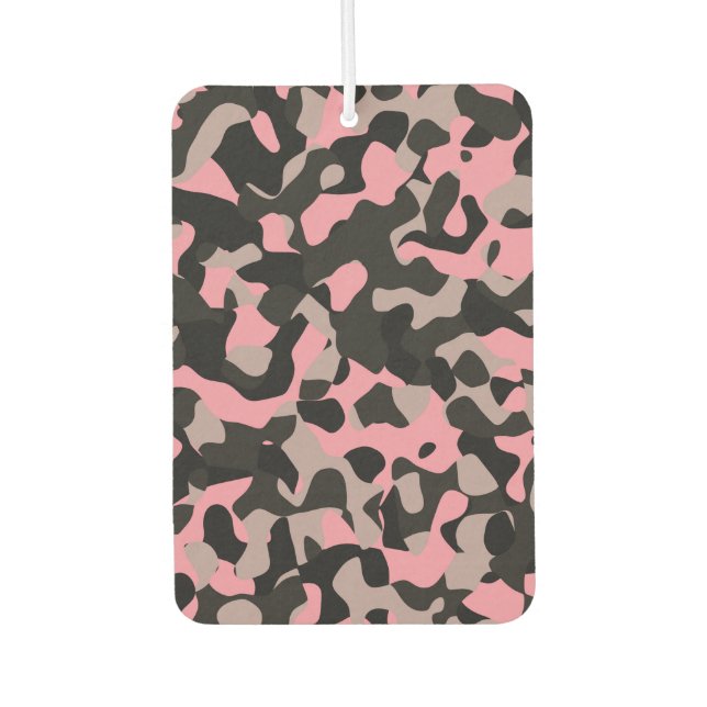 Kitty Camo Car Air Freshener (Front)