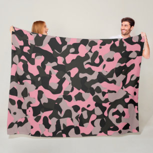 Kitty Camo Fleece Blanket