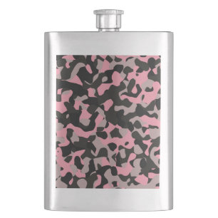 Kitty Camo Hip Flask