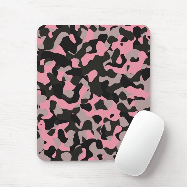 Kitty Camo Mouse Mat (With Mouse)