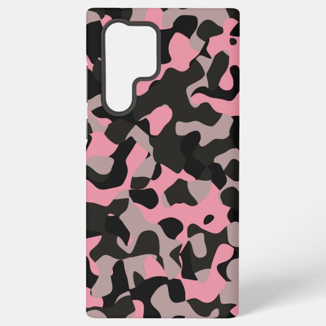Kitty Camo Samsung Galaxy S22 Ultra Case (Back)