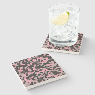 Kitty Camo Stone Coaster