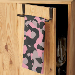 Kitty Camo Tea Towel