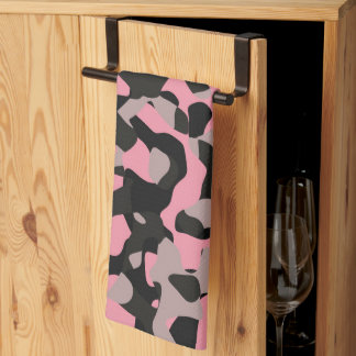 Kitty Camo Tea Towel