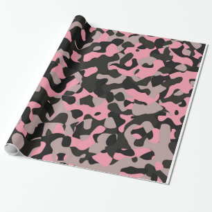 Kitty Camo Wrap Wrapping Paper