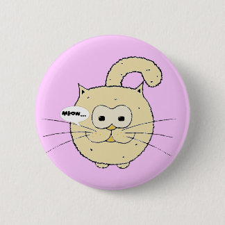 Kitty-cat 6 Cm Round Badge