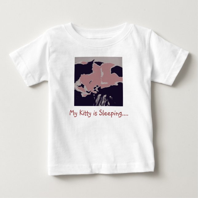 Kitty Cat Baby T-Shirt (Front)