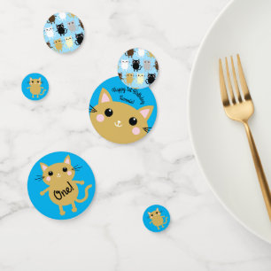 Kitty Cat Birthday Party Kids Confetti