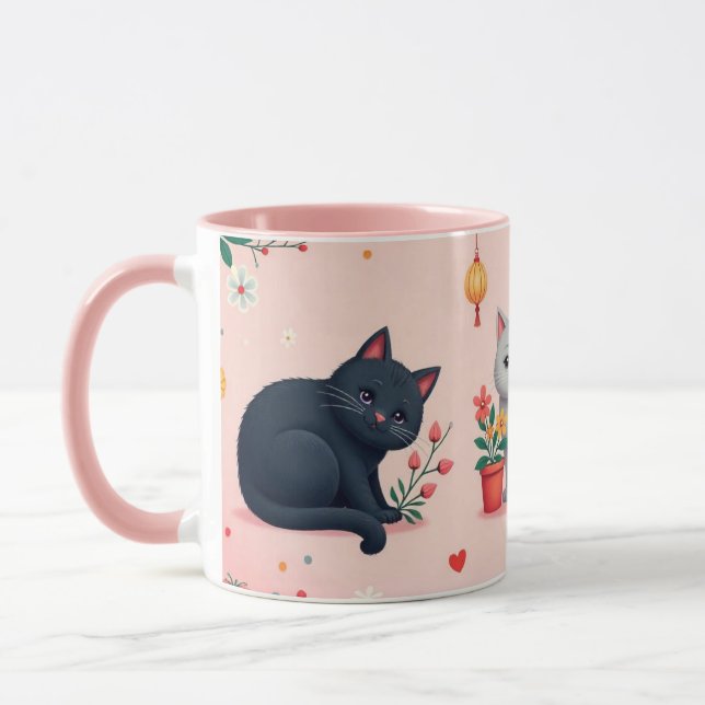 Kitty Cat Coffee Mug (Left)