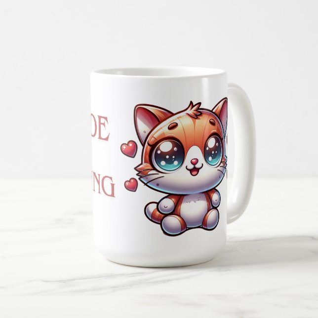 kitty,cat coffee mug (Front Right)