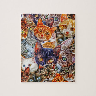 Kitty Cat Collage Jigsaw Puzzle