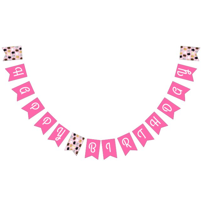 Kitty Cat Cute Kid's Birthday Party Bunting (All)