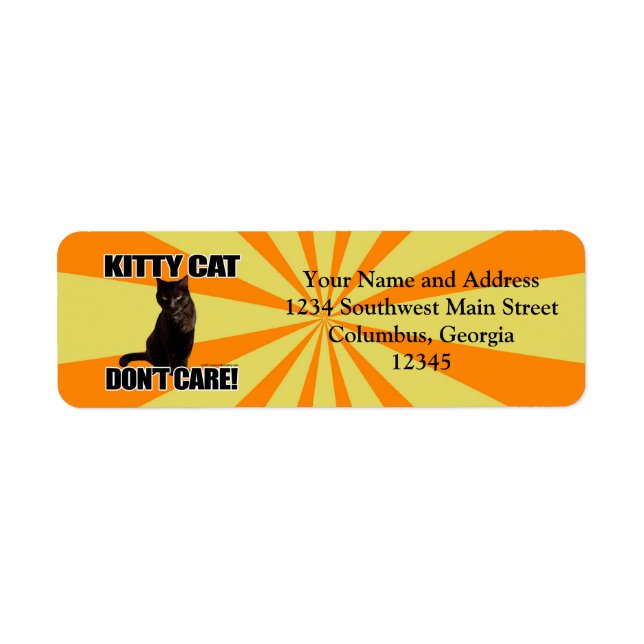 Kitty Cat Don't Care (Front)