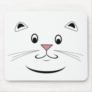 Kitty Cat Face Mouse Mat