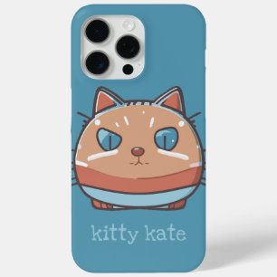 Kitty Cat Faced iPhone 15 Pro Max Case