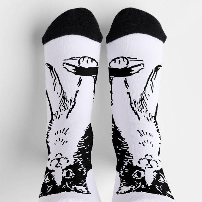 Kitty Cat Fine Art Socks (Top)