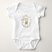 Kitty Cat Floral Personalised Name Girly