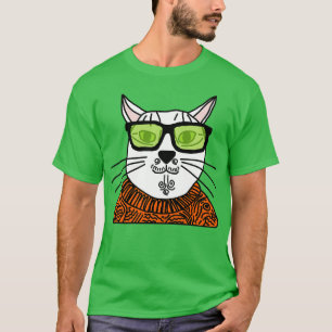 Kitty Cat Hipster T-Shirt