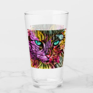 Kitty Cat Kitten Artsy Design Glass