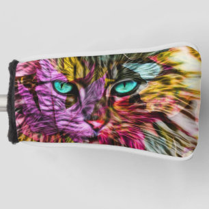 Kitty Cat Kitten Artsy Design Golf Head Cover