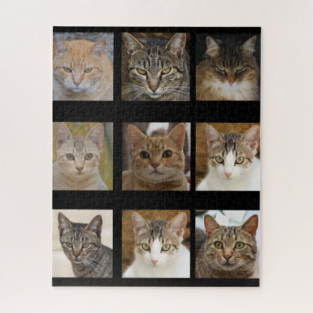 Kitty cat mosaic  jigsaw puzzle (Vertical)