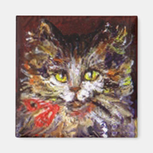 KITTY CAT PORTRAIT MAGNET