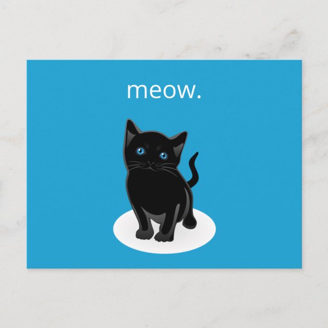 Kitty Cat Postcard (Front)