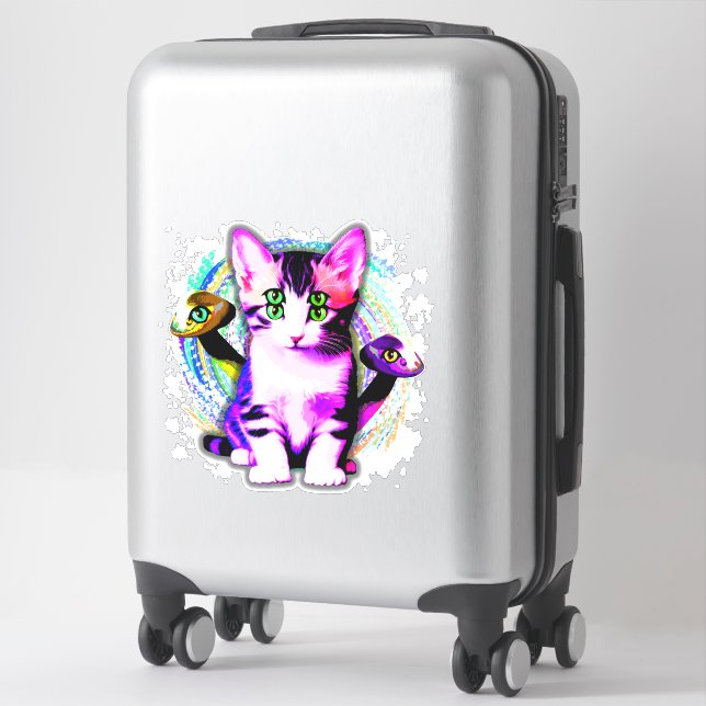 Kitty Cat Psychic Aesthetics Character (Suitcase)