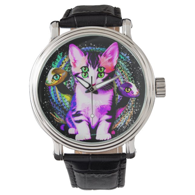 Kitty Cat Psychic Aesthetics Character Watch (Front)