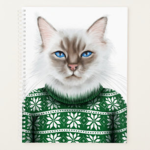 Kitty Cat Sweater Planner