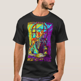 kitty cat thug gansta kitten cat gangster T-Shirt