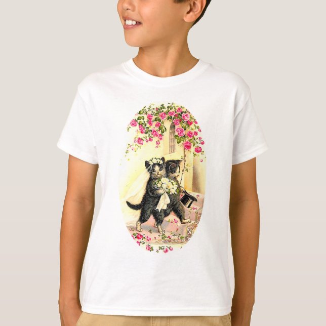 Kitty Cat Wedding T-Shirt (Front)
