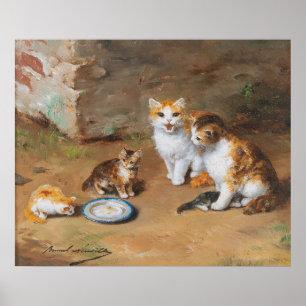 Kitty Cats and Milk                                Poster