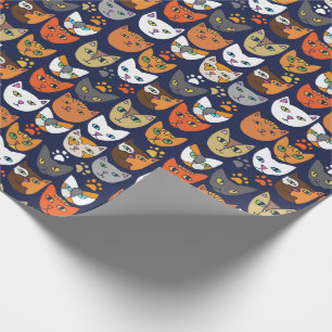 Kitty Cats Everyday Caturday Wrapping Paper
